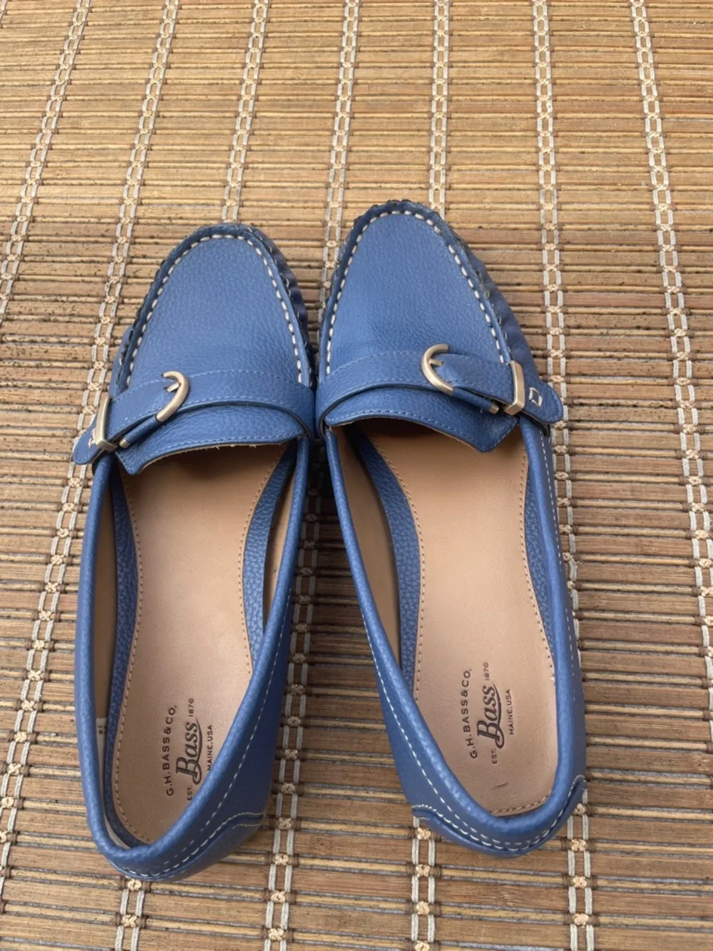 Bass Betsy Blue Loafer Sz 8.5‎